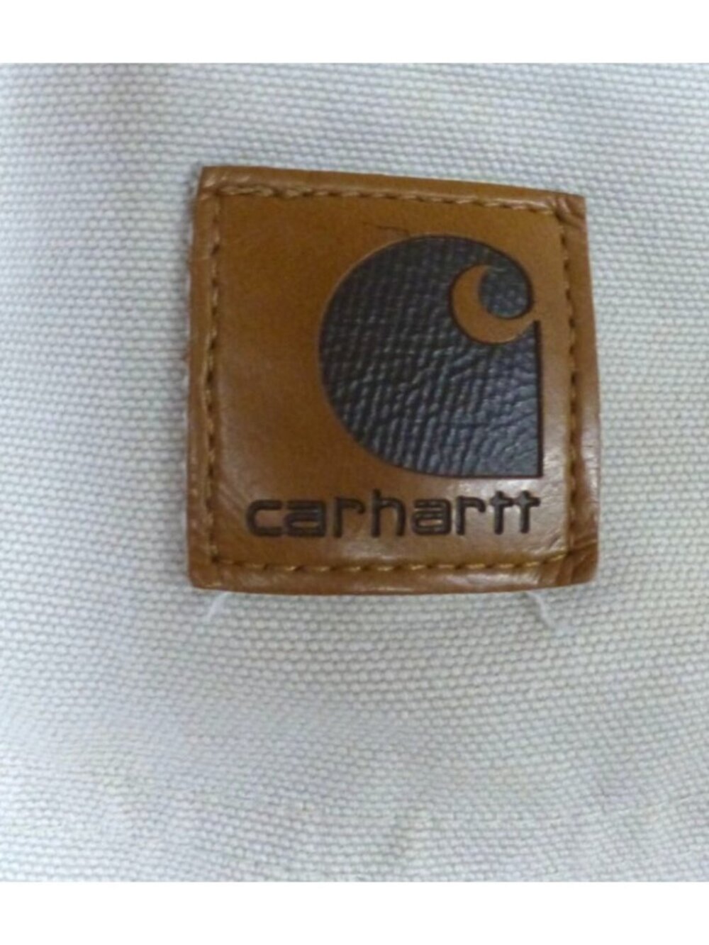 Carhartt Mens White Wide-Leg Baggy Work Pants 36X33 Cotton Canvas Material - Picture 9 of 9